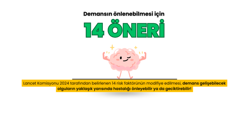 Demans Riskini Azaltmak İçin Yaşam Boyu Alınabilecek 14 Önlem